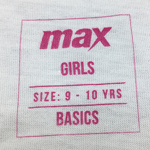 1 color tagless printing max