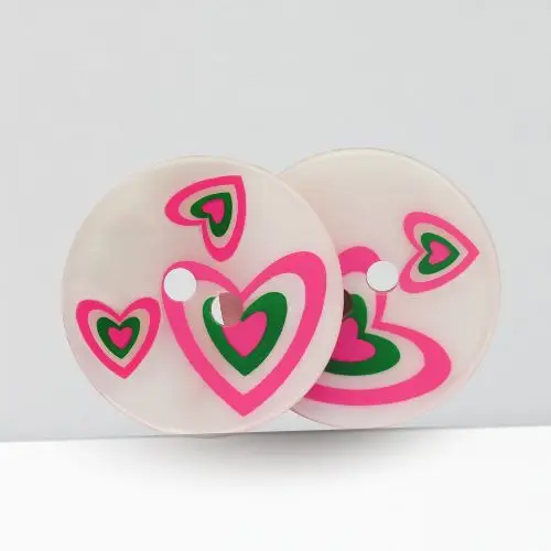 Two color printing button