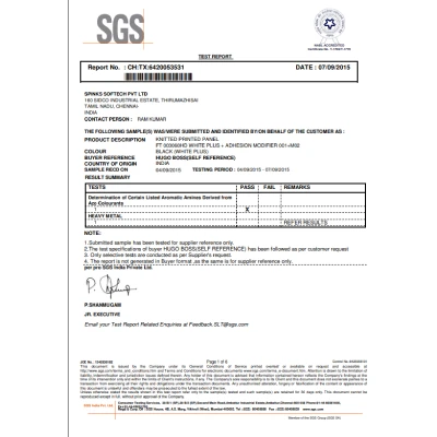 Aromatic Amines Derivative Test