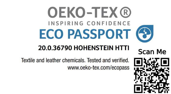OEKO-TEX ECO Passport Scanner