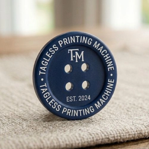 Tagless pad Printing on metal Button |Tagless Pad Printing on Metal Button | Metal Button Printing | Metal Button Branding | Logo Printing on Metal Buttons | Custom Metal Button Printing | Apparel Button Branding | Garment Button Decoration | Fashion Button Printing | Denim Button Printing | Jeans Button Branding | Jacket Button Printing | Shirt Button Printing | Metal Garment Accessories | Apparel Hardware Branding | Fashion Trim Accessories | Metal Fastener Printing | Clothing Hardware Decoration | Custom Metal Components | Stainless Steel Button Printing | Aluminum Button Printing | Zinc Alloy Button Printing | Brass Button Printing | Nickel-Plated Button Printing | Matte Metal Button Branding | Polished Metal Button Printing