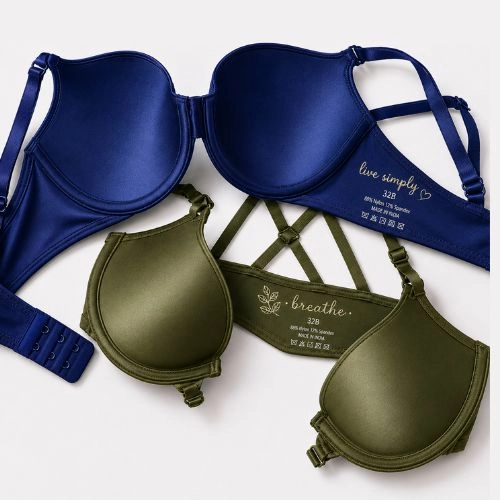 tagless-printing-on-Nylon lingerie |lingerie label printing
          heat transfer innerwear print | tagless bra label |intimatewear branding |nylon spandex lingerie |padded bra cup |microfiber bra fabric |women innerwear printing |seamless intimatewear |sports bra label print |apparel heat transfer print |lingerie care label | premium innerwear branding